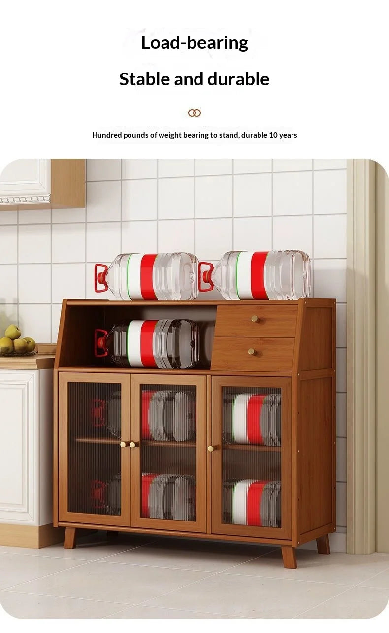 Narrow Living Room Storage Cabinet Multipurpose Sideboard Coffee Station Bar Cabinet Kitchen Pantry Drawer Organizer Furniture