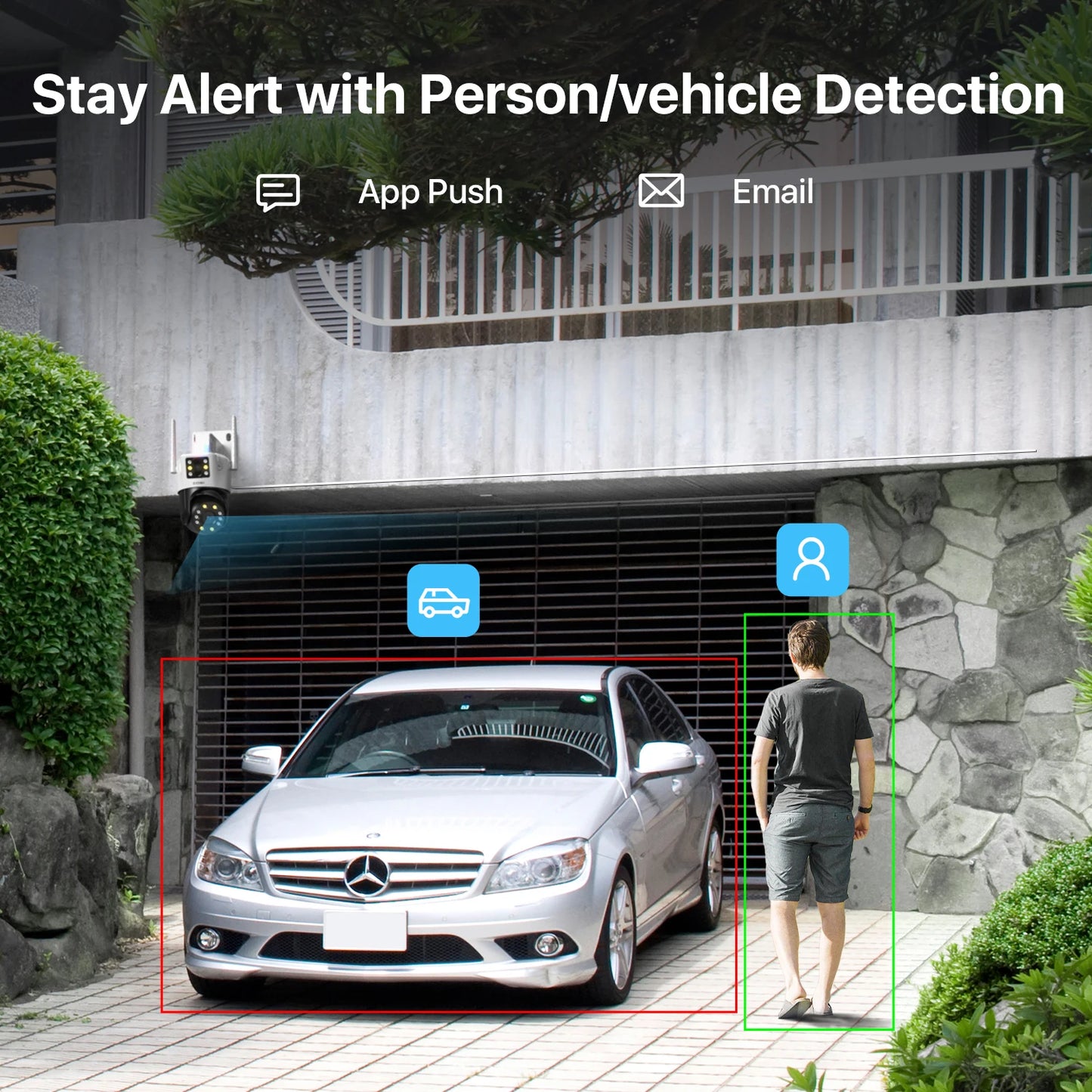 Zosi Ultra 4K Dual Lens PTZ Surveillance Camera Outdoor