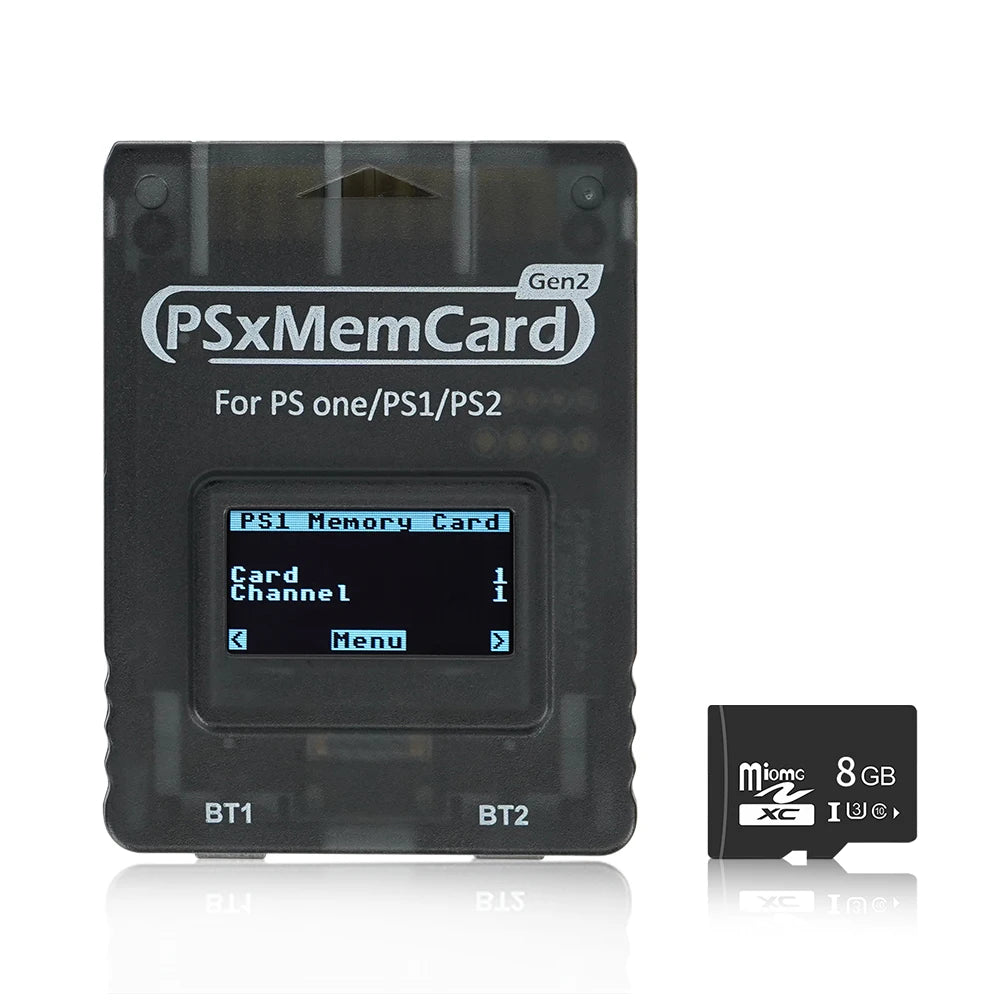 Bitfunx PSxMemCard Gen2 MemoryCard Adapter For PS1 PS2