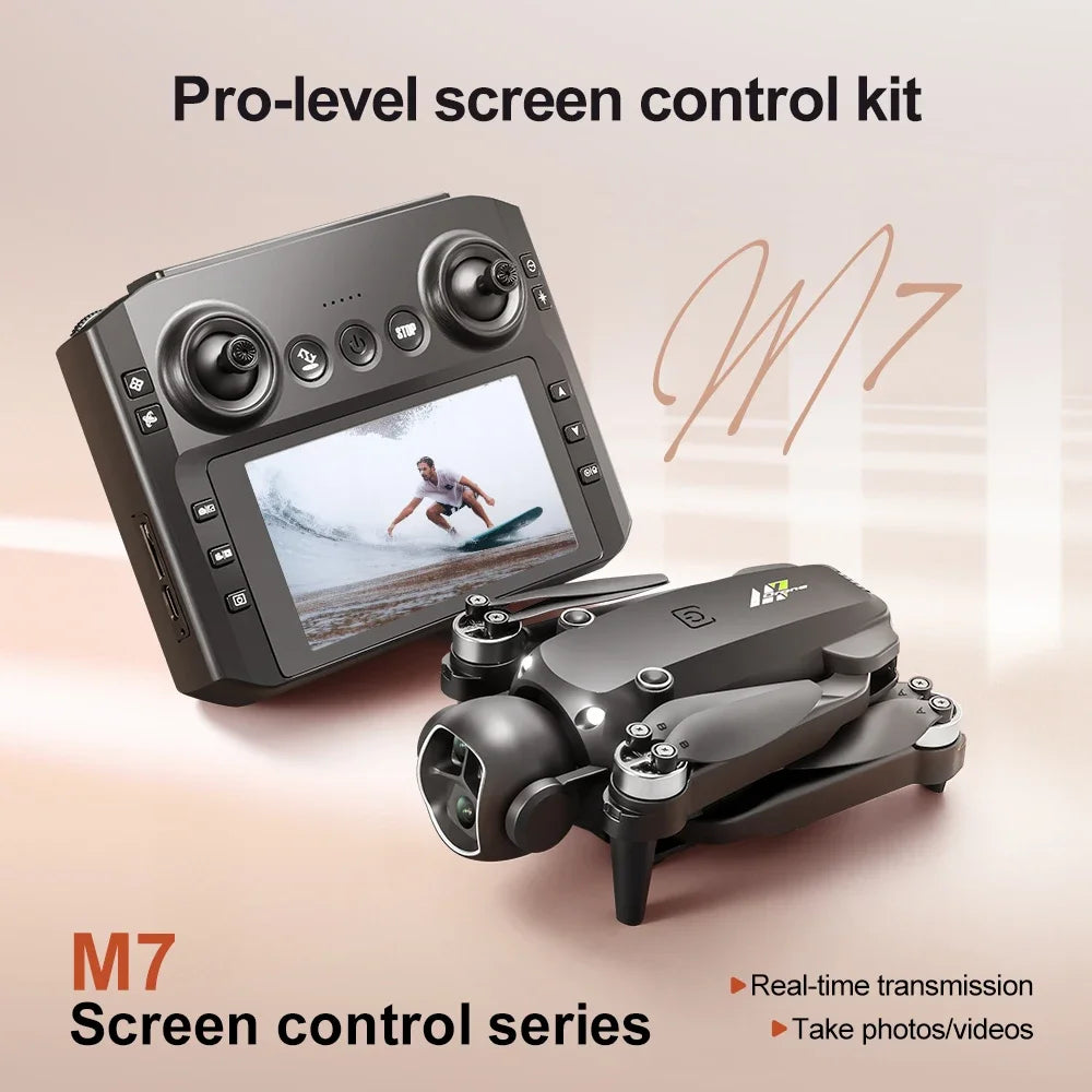 Xiaomi M7 GPS Drone 8K  Aerial HD Dual Camera Intelligent Opstacle Avoidance Brushless Power Screen Remote Control GPS Drone
