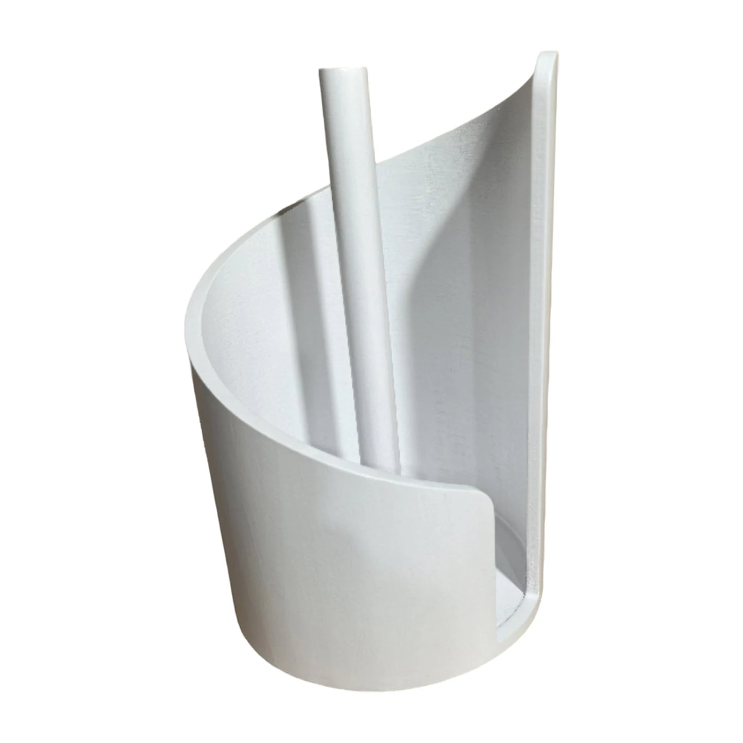 Spiral Wave Wooden Paper Towel Holder Modern Kitchen Countertop Organizer for Bathroom and Kitchen Tissue Dispenser Stand
