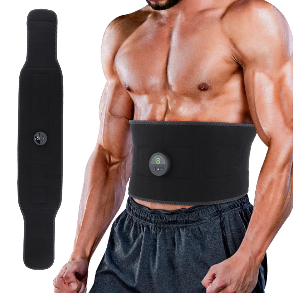 EMS Waist Abdominal Trainer Belt for Fat Burn Toning