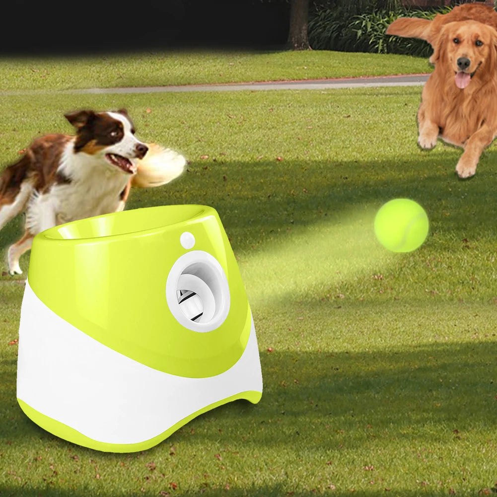 Dog Tennis Launcher Automatic Ball Launcher Catapult Pet Toys