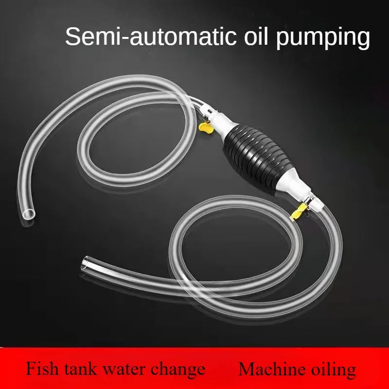 Universal Car Fuel Pump Kit DIY Cut Pipe Manual Hand Suction Pipe Pumping Durable for Liquid Petrol Tuning Fuel Diesel Pump