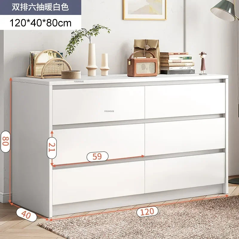 Modern MDF Living Room Cabinet Househol Living Room Furniture Against The Wall Chest Of Drawers Bedroom Storage Cabinet