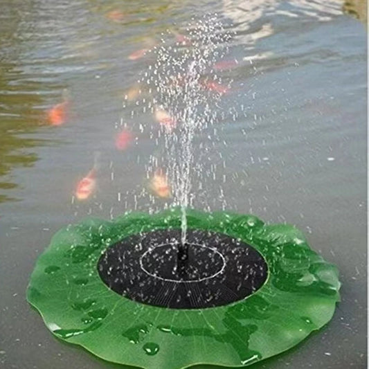 Mini Solar Water Fountain - Floating Solar-Powered Pond Fountain, Garden Decoration with Waterfall for Bird Bath & Pool