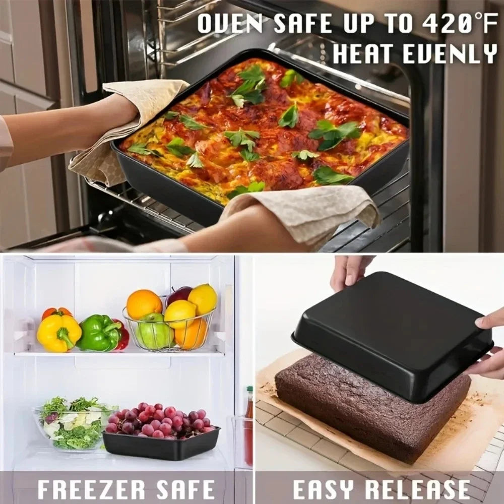 Carbon Steel Nonstick Roasting Pan Rectangular Baking Tray Loaf Toast Bread Cake Bakeware DIY Pastry Pan Dish Kitchen Utensils