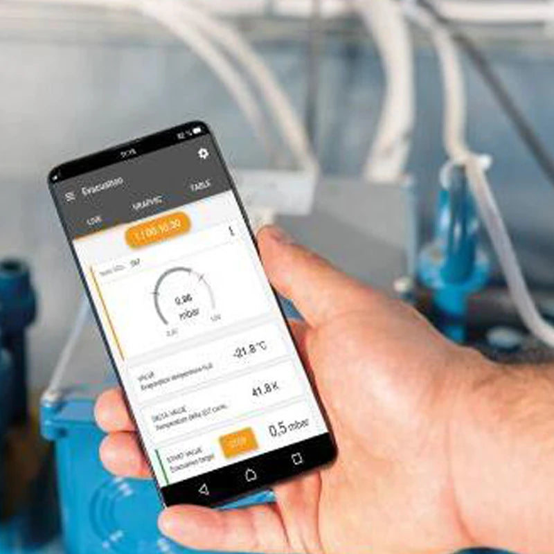 Testo 552 Digital Vacuum Gauge Testo 552i Smartphone App Controlled Wireless Air Conditioning Refrigeration Systems Vacuum Probe