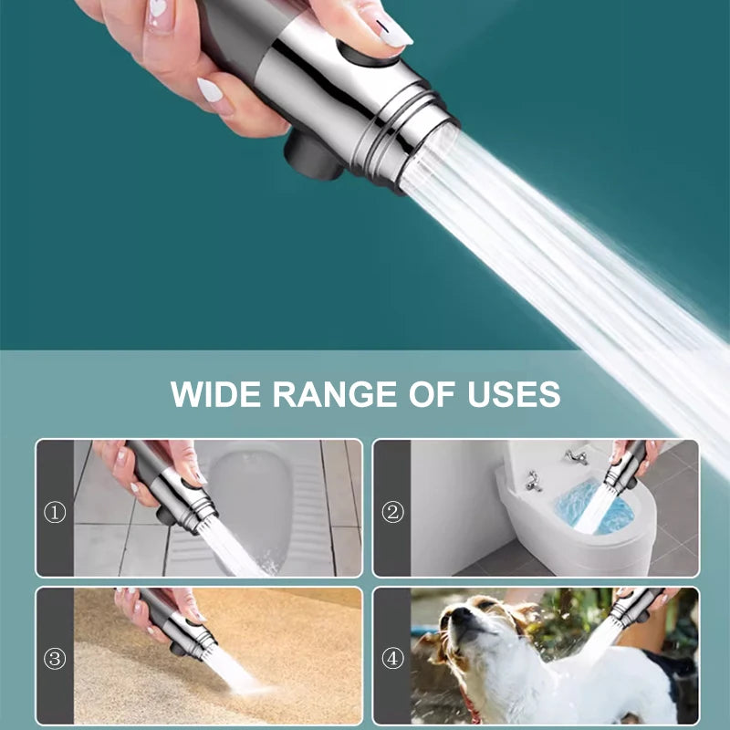 Three Modes High Pressure Shower Head With Portable Filter