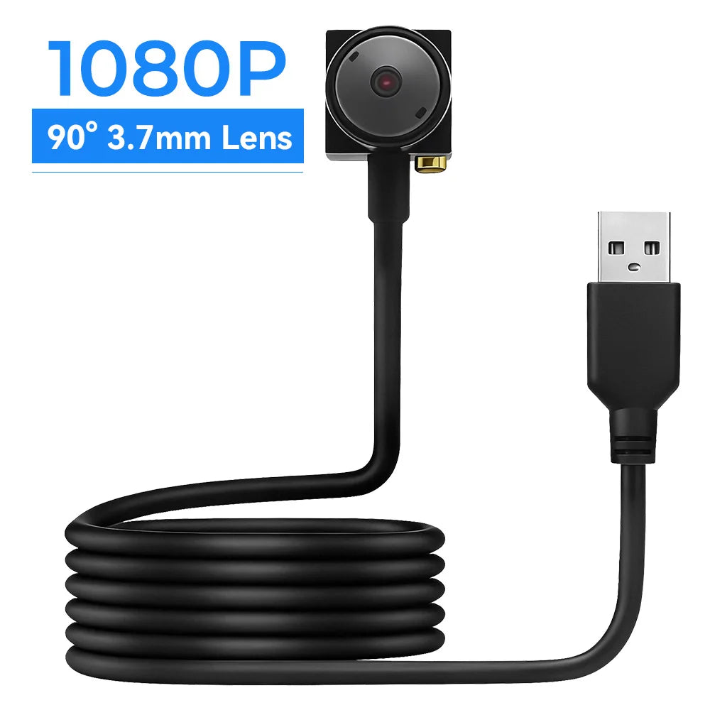 1080P Full HD Mini USB Webcam Wide Angle USB CCTV Cam With 2.8/3.7mm Lens Plug and Play Video Camera For PC Laptop Desktop