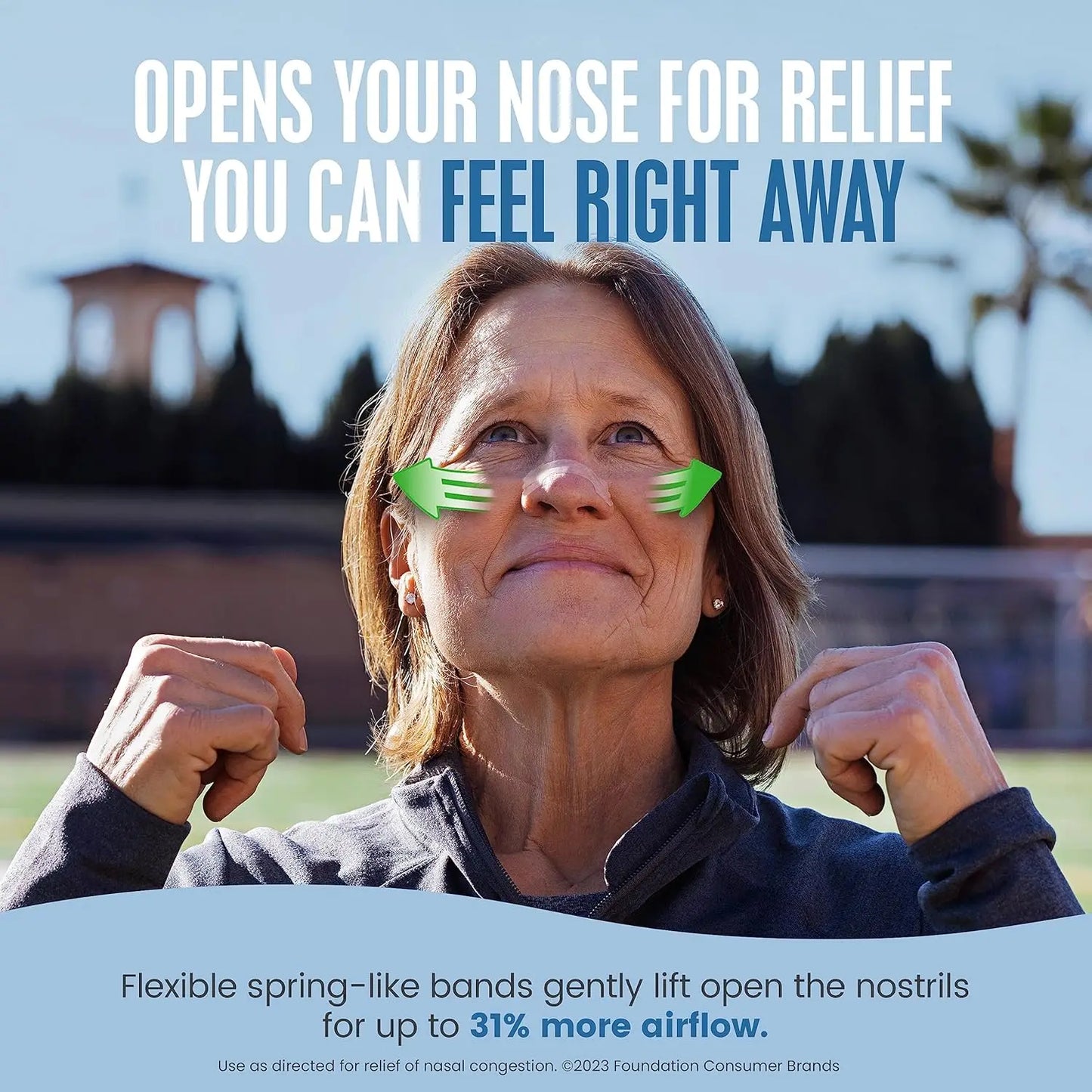 Nasal Strips Extra Strength Clear For Sensitive Skin Drug-Free Snoring Solution&Nasal Congestion Relief Caused by Colds&Allergie