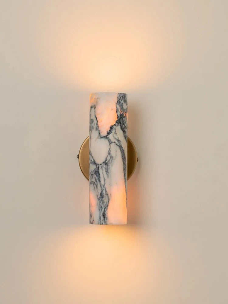 SHIYAN Cloudstone Lamps Bedside Living Room Italian Style Natural Stone Marble Light Luxury Home Decoration Modern Wall Lights