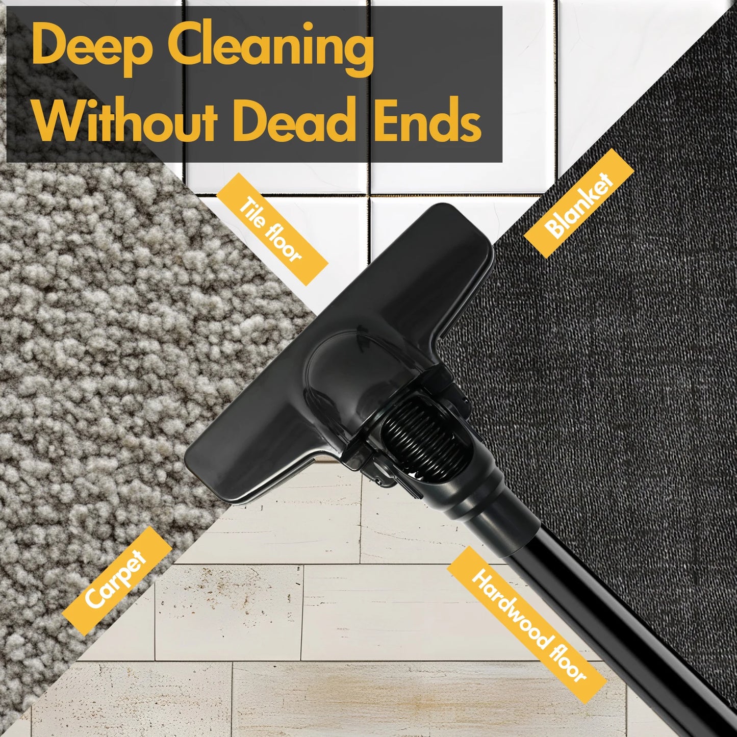 Vacuum Cleaner Cordless Handheld 20V Electric Vacuum Designed 500W Car Cleaning Hard Floor Household Appliance Carpets Household