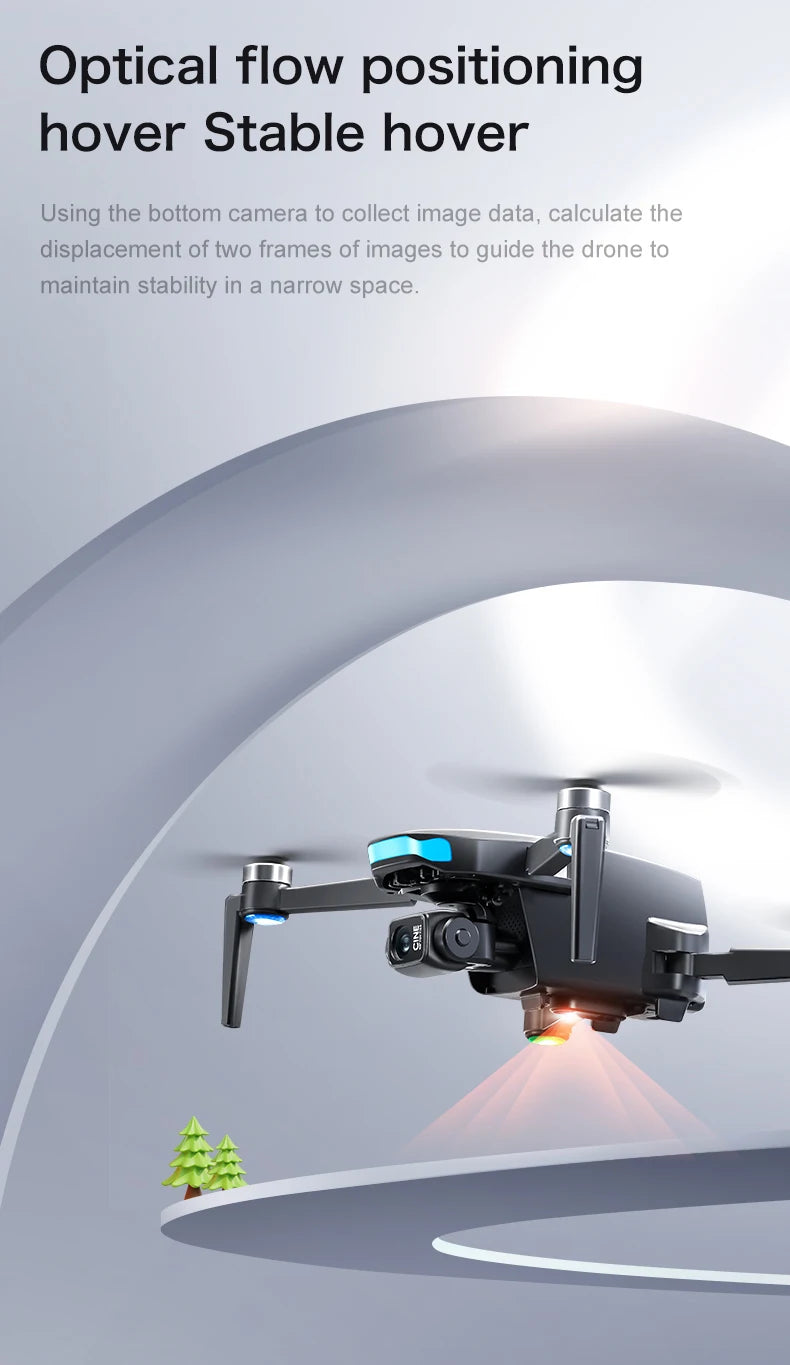 S-X1 MAX GPS Drone Professional 4K Camera 3-axis Gimbal Aerial FPV Brushless Security Drone with Large Screen Control Quadcopter