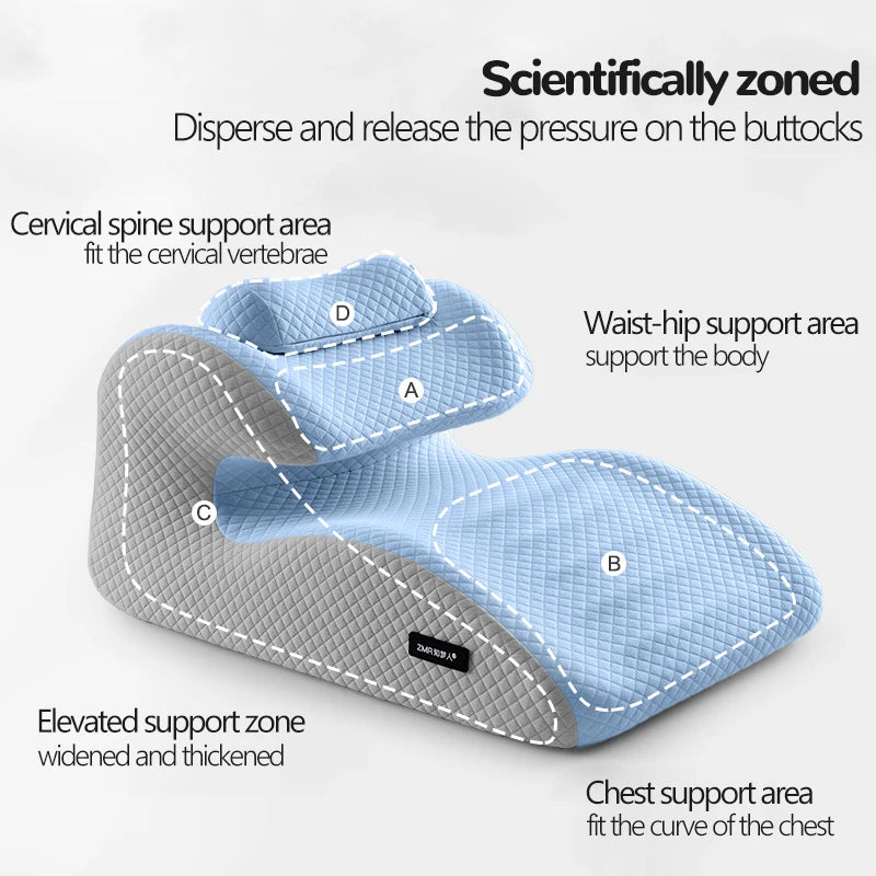 Ergonomic Cervical Traction Pillow For Posture Support And Relaxation