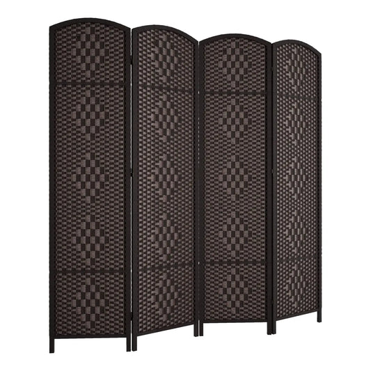 6 ft Tall Room Divider, Room Dividers and Folding Privacy Screens, 15.7in Privacy Screen 4 Panel Partition, Customized