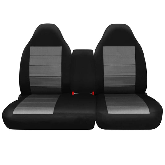 Breathable Air Mesh Seat Covers for Ford F-150 1997-2000, 40/60 Split Bench Opening Console, Soft Foam Lining Composite Fabric