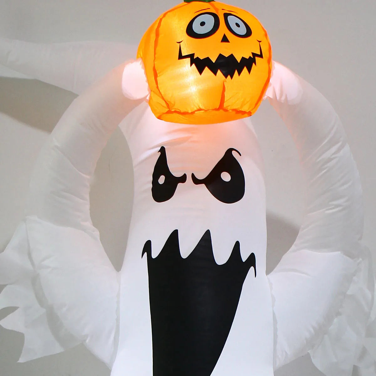 Halloween Inflatable Ghost Pumpkin Black Cat Spider Decoration with LED Lights for Home Yard Lawn Indoor and Outdoor Decoration