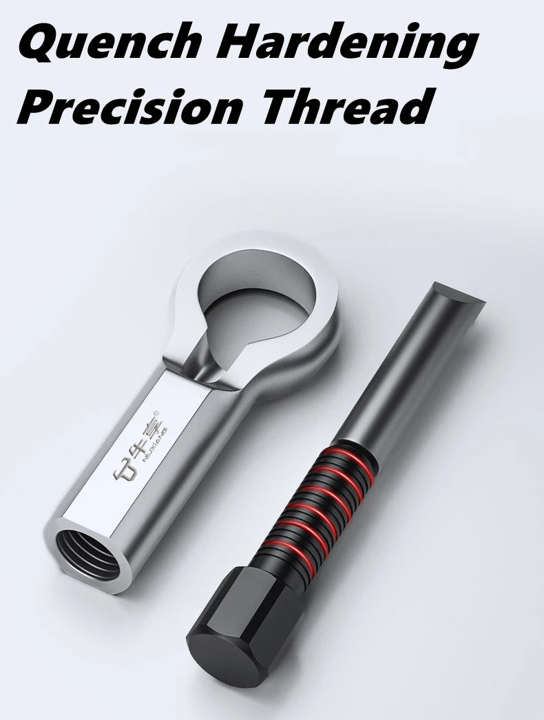 Nut Screw Splitter Set Remover Tools,Rusted Nut Breaker,Steel Remover Extractor,Manual Pressure Nut Cracker Metal Splitter