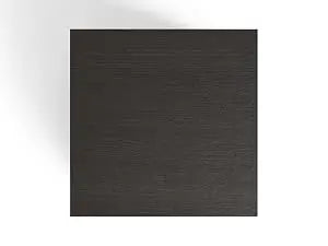 Set of 2 Wooden Nightstands With 2 Handle-Free Storage Drawers, Thickened Bedside End Side Table For Bedroom Black Finish