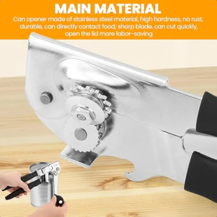 Commercial Stainless Steel Heavy Duty Swing Away Can Opener for All Size Cans