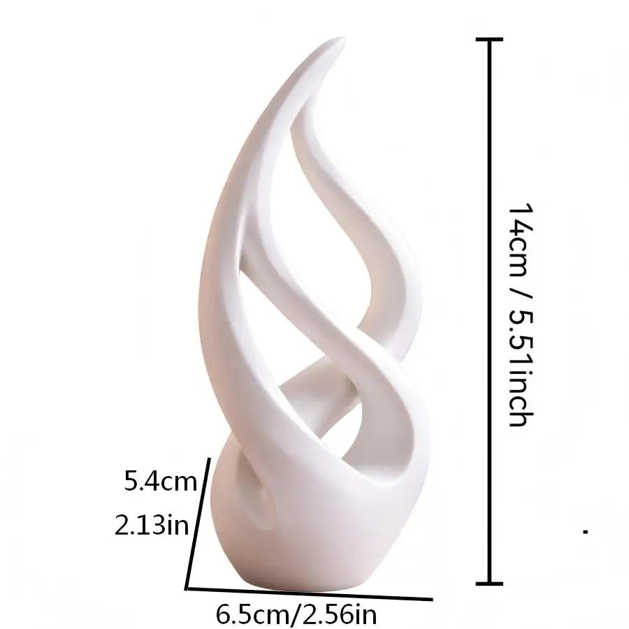 Elegant Abstract Modern Sculpture For Contemporary Home Decor