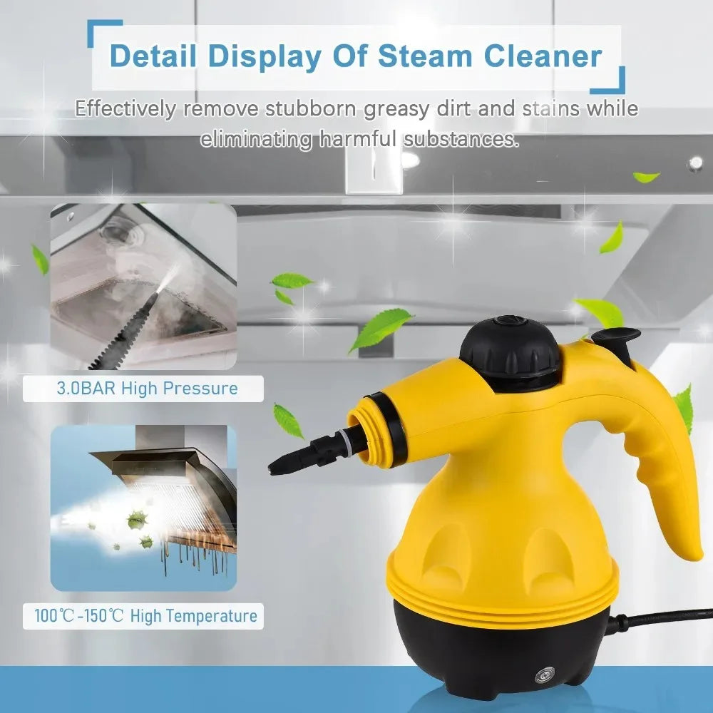High Temperature Steam Cleaning Machine for Kitchen/Car Grease/Oil Dirt Remover Handheld Steam Cleaner Car Cleaning Tools