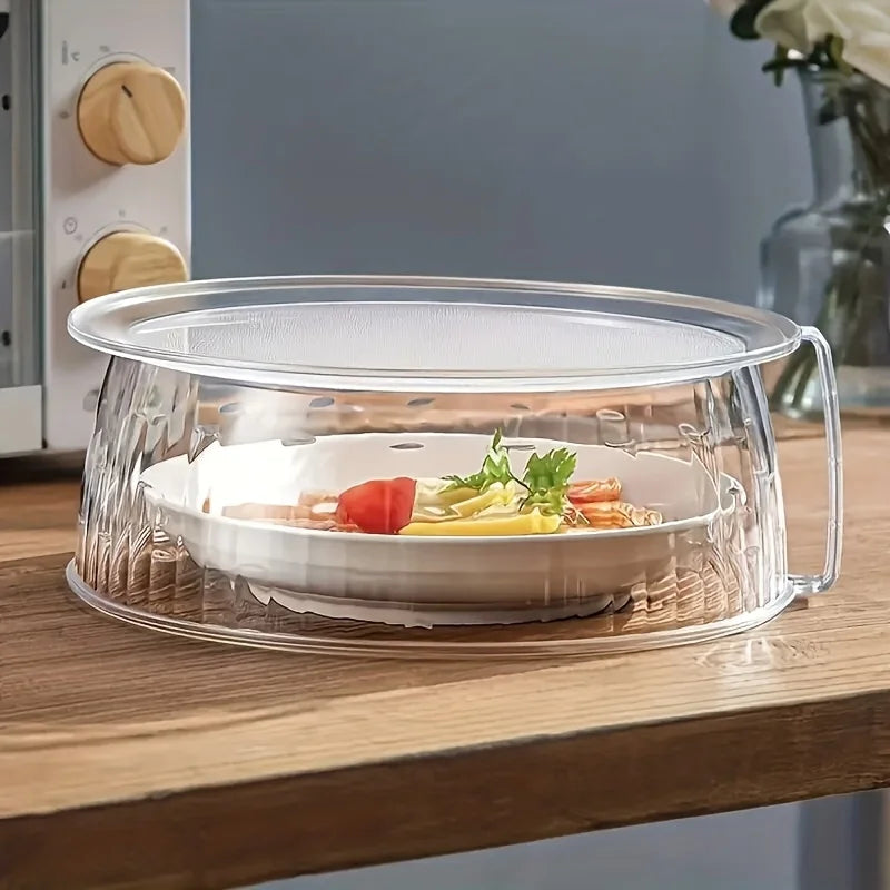 Multifunctional Microwave Splash Guard - Heat Resistant 200 °   C, 360 °  Splash-Proof, Stacking Design, Food Insulation Cover