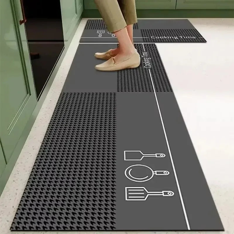 Kitchen Floor Mat Absorbent Non-slip Carpet Diatom Mud Long Foot Mats Minimalist Style Home Decoration Rug for Bathroom 주방 카펫