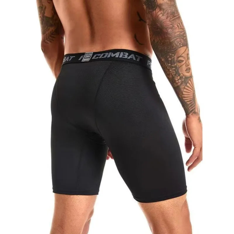 2026 Men Compression Short Running Tights Men's Quick Dry Gym Fitness Sport Leggings Running Shorts Male Underwear Sport Shorts