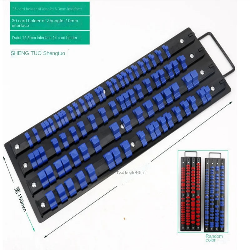 Plastic Universal Socket Organizer Rail Bracket For Wrench Set