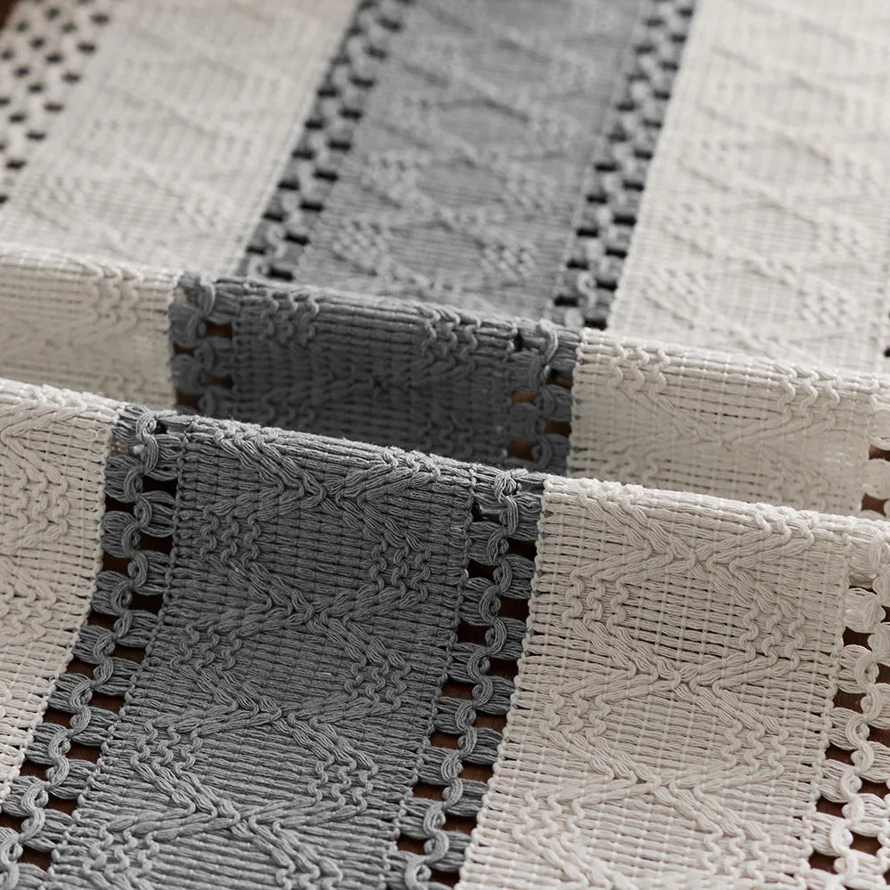 Contemporary Bohemian Rustic Table Runner For Home Decor