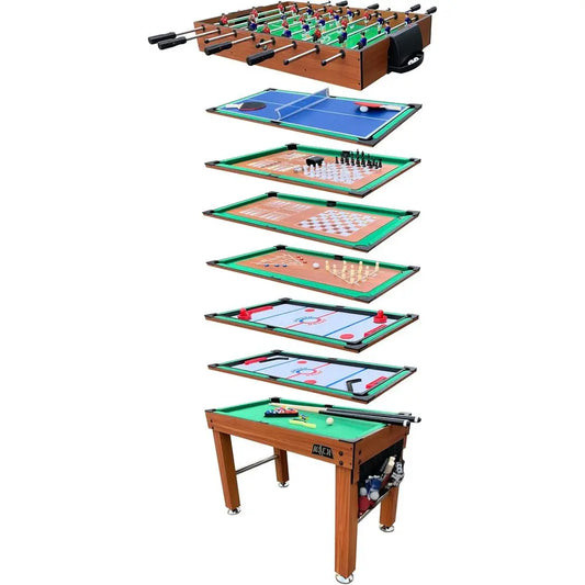 55 10-in-1 Multipurpose Decagon Game Table