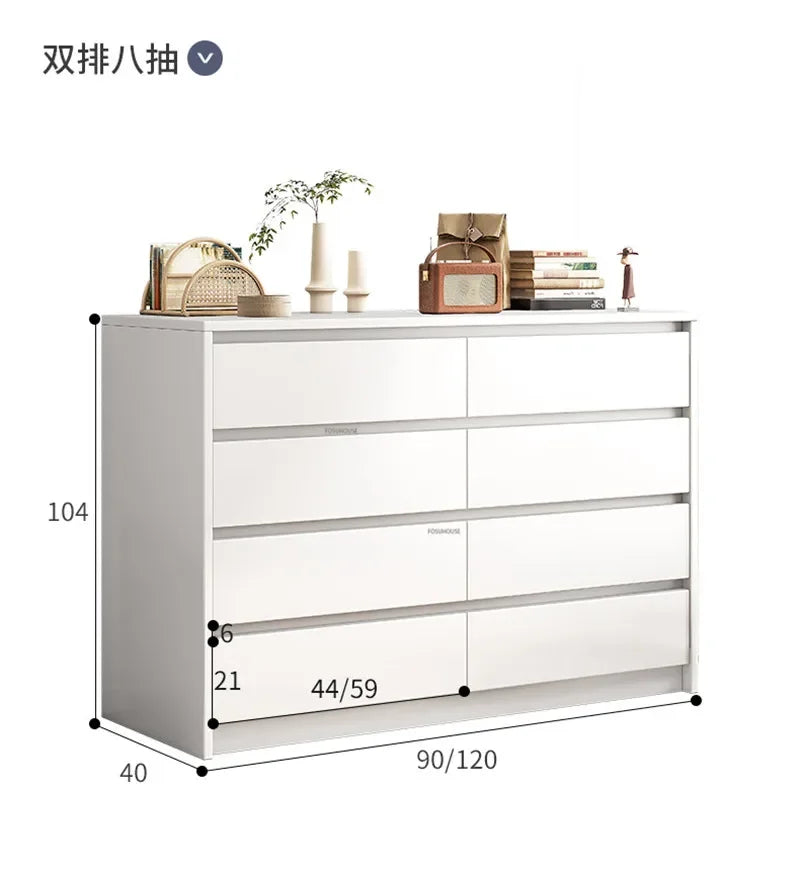 Modern MDF Living Room Cabinet Househol Living Room Furniture Against The Wall Chest Of Drawers Bedroom Storage Cabinet
