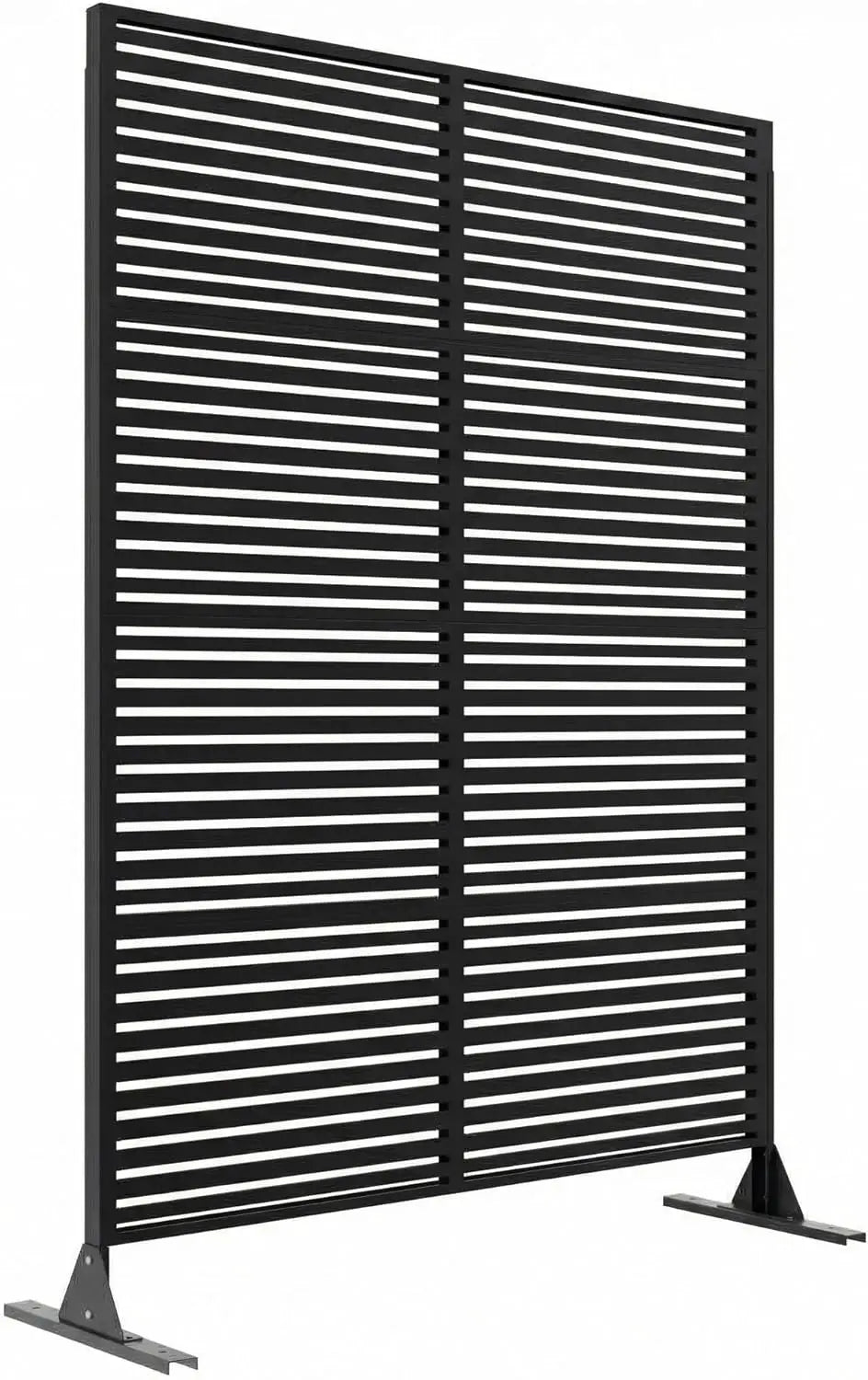 Decorative Wrought Privacy Screen – Easy Snap-Together Room Divider for Indoor/Outdoor Use, Breathable Wind-Resistant Partition