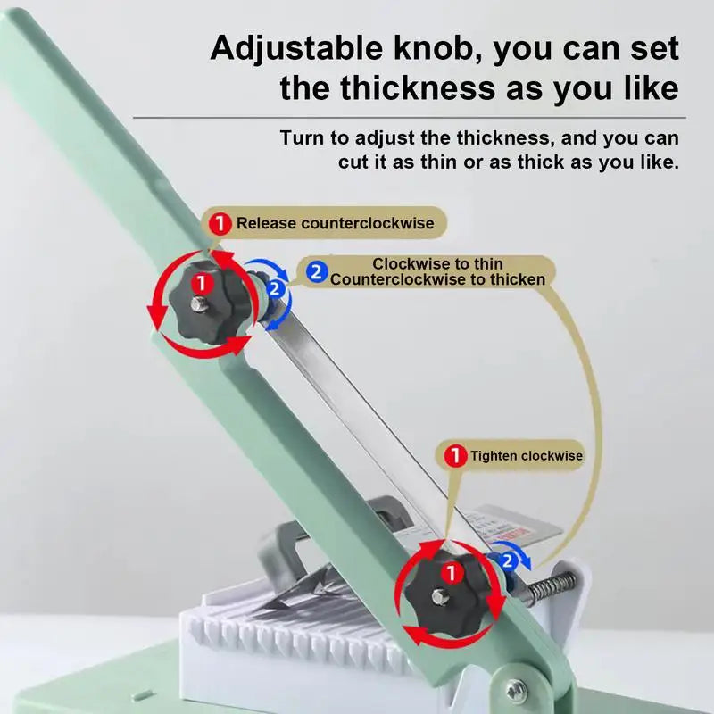 Manual Meat Slicer Food-Grade Stainless Steel Thin Slicer
