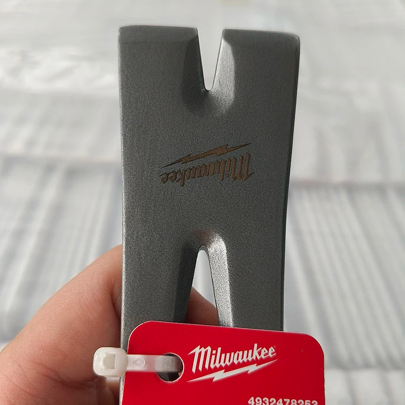 Milwaukee 4932478253 12" Heavy Duty Wrecking Bar ShockShield Anti-Vibration Grip Industrial Grade Pry Bar
