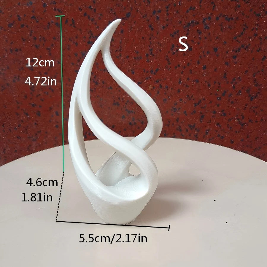 Elegant Abstract Modern Sculpture For Contemporary Home Decor
