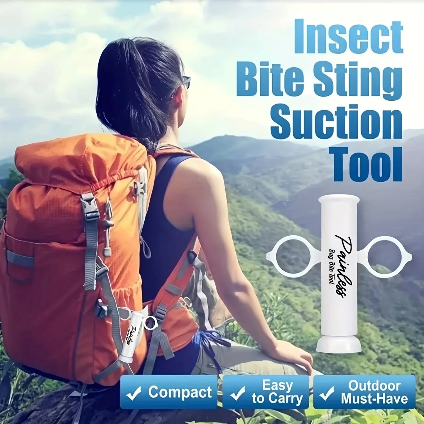 Venom Extractor Outdoors Snake Insect Bite First Aid Kit Outdoor Emergency Survival Vacuum Detox Pump Injury Relief Tools
