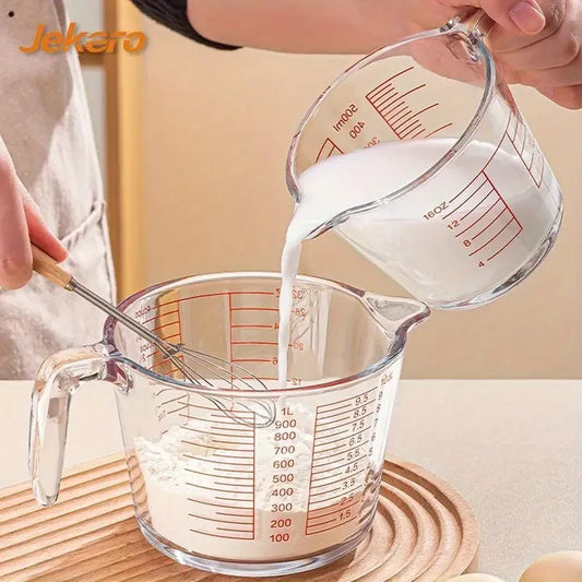 Microwave Safe Heat Resistant Glass Measuring Cup With Scale
