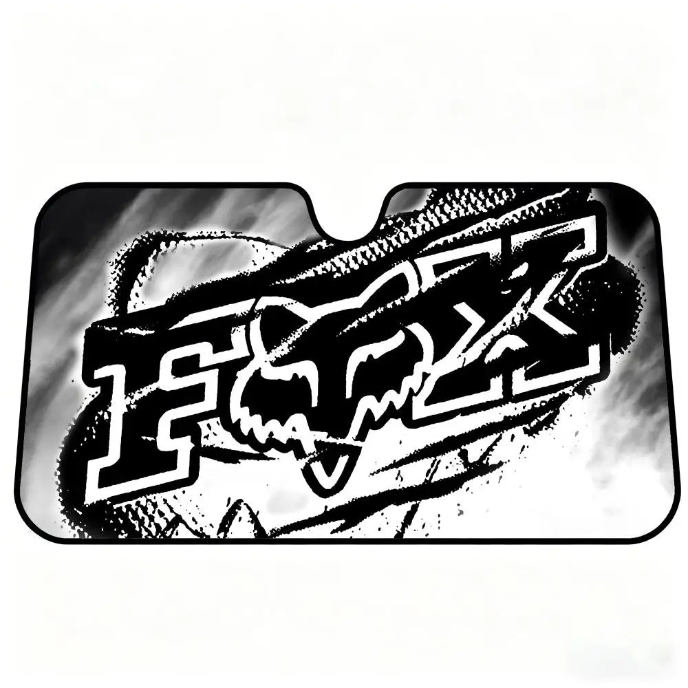 Sun Visor Car Windshield Sunshade  Foldable Automotive  Protection Sun Block Cover spoof FOX Racing