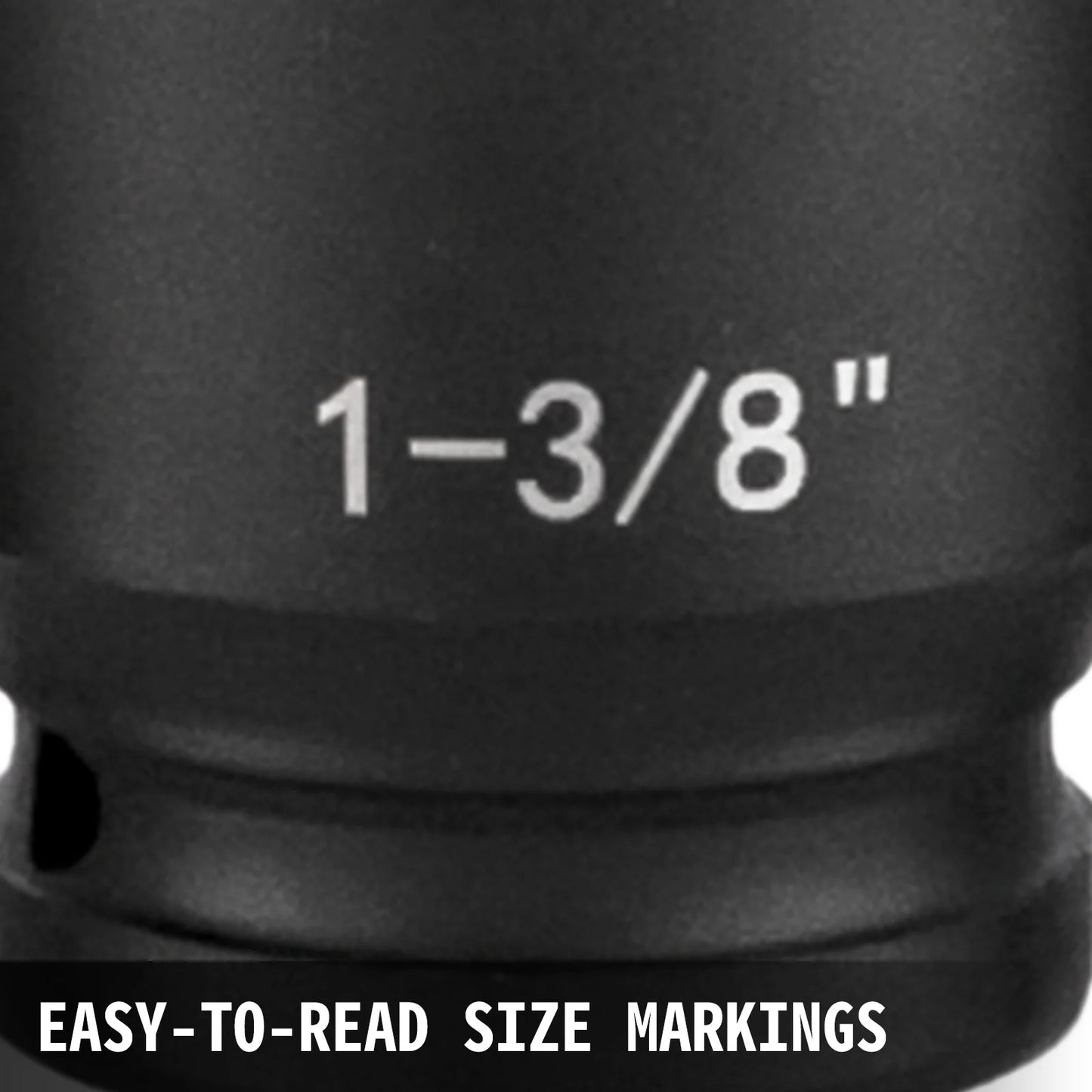 VEVOR Impact Socket Set 1/2 Inches 19 Piece Impact Sockets Standard Socket Assortment 1/2 Inches Drive Socket Set