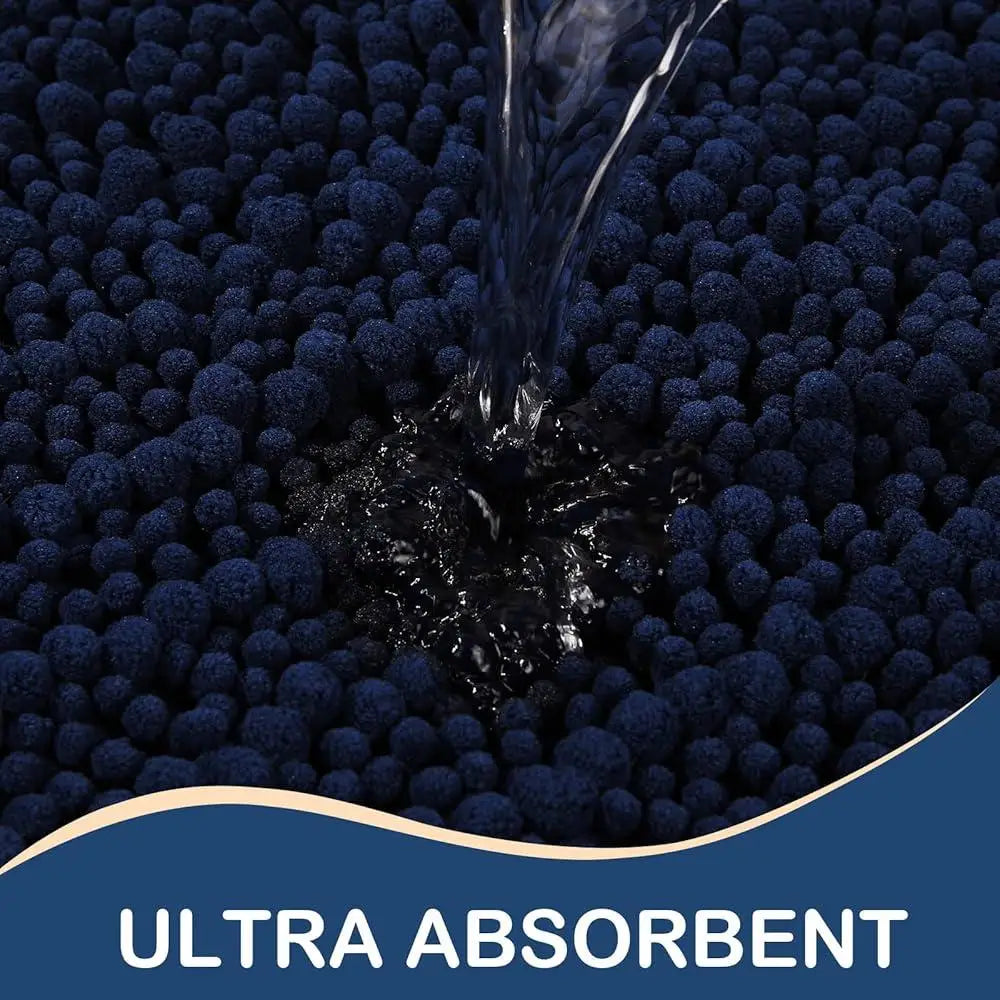 Ultra Soft Shaggy Bath Rug Thick Microfiber Non-Slip Mat