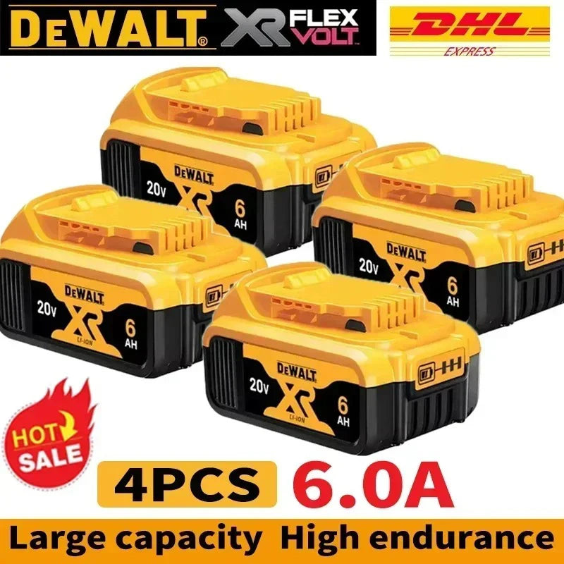 New 100% Original Dewalt 9.0Ah 20V/60V Power Tool Battery DCB206 DCB206 DCB205 DCB200 DCB203 For Dewalt power tool