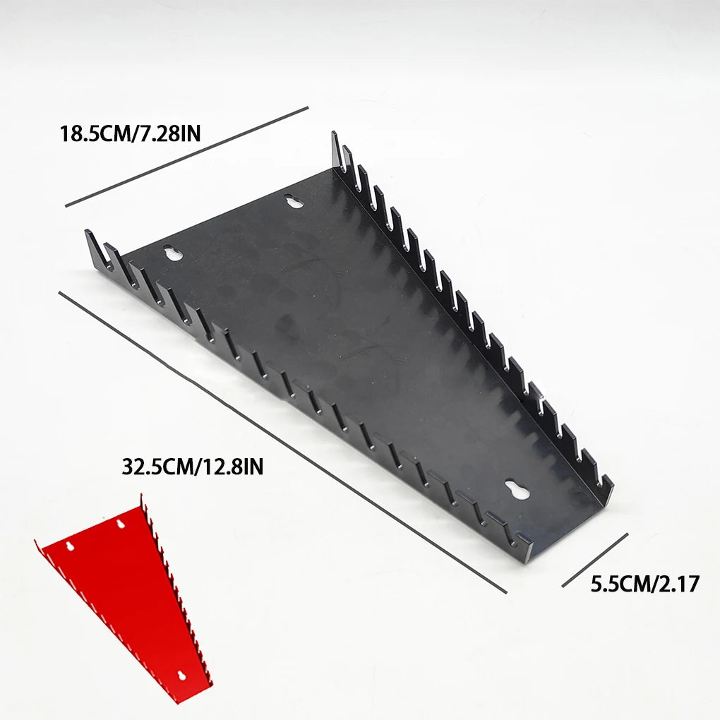 Magnetic Tool Organizer Wrench Spanner Sorter Holder Wall Mounted Tray Rack Storage Organizer Household Socket Tool ABS Storage