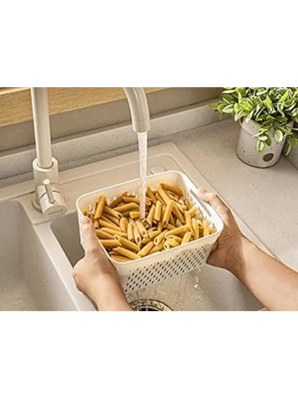 6pcs/set Large Capacity Fruit Storage Containers for Fridge with Removable Colander,Keep Berry Fruit Fresh Longer