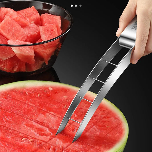 316 Stainless Steel Watermelon Cutter Fruit Divider Slicer Tool for Melon Fruit Vegetable Tools