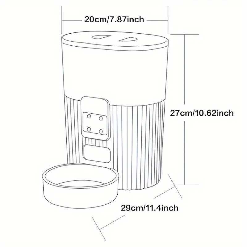 PAPIFEED Smart Automatic Pet Feeder For Cats And Dogs