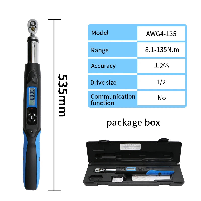 Shahe Digital Torque Wrench With LED Buzzer For Automotive