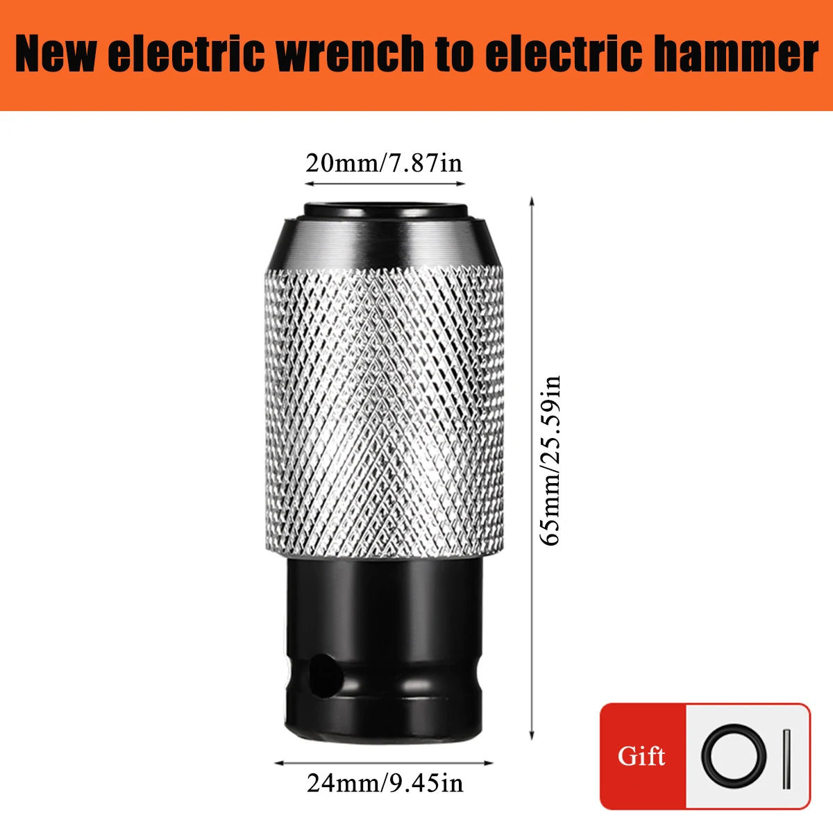 Electric Drill Wrench To Electric Hammer Convert Adapter Transform Electric Wrench To Hammer For Home Repairs